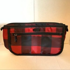 Lug Parasail Cosmetic Bag - Red and Black